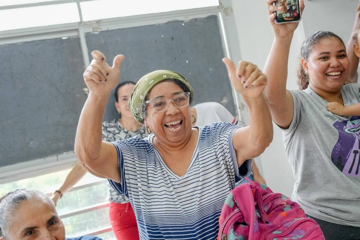 Comunidad alegre. // Foto: cortesía.