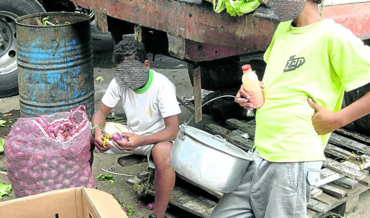 Aunque desde hace varios años en Sincelejo está en marcha la política de erradicación del trabajo infantil, la problemática persiste. MANUEL SANTIAGO PÉREZ/EL UNIVERSAL/