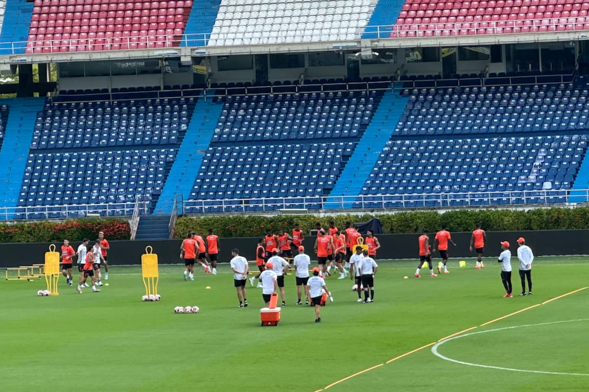 Así fue el entrenamiento de la Selección Colombia en el ‘Metro’