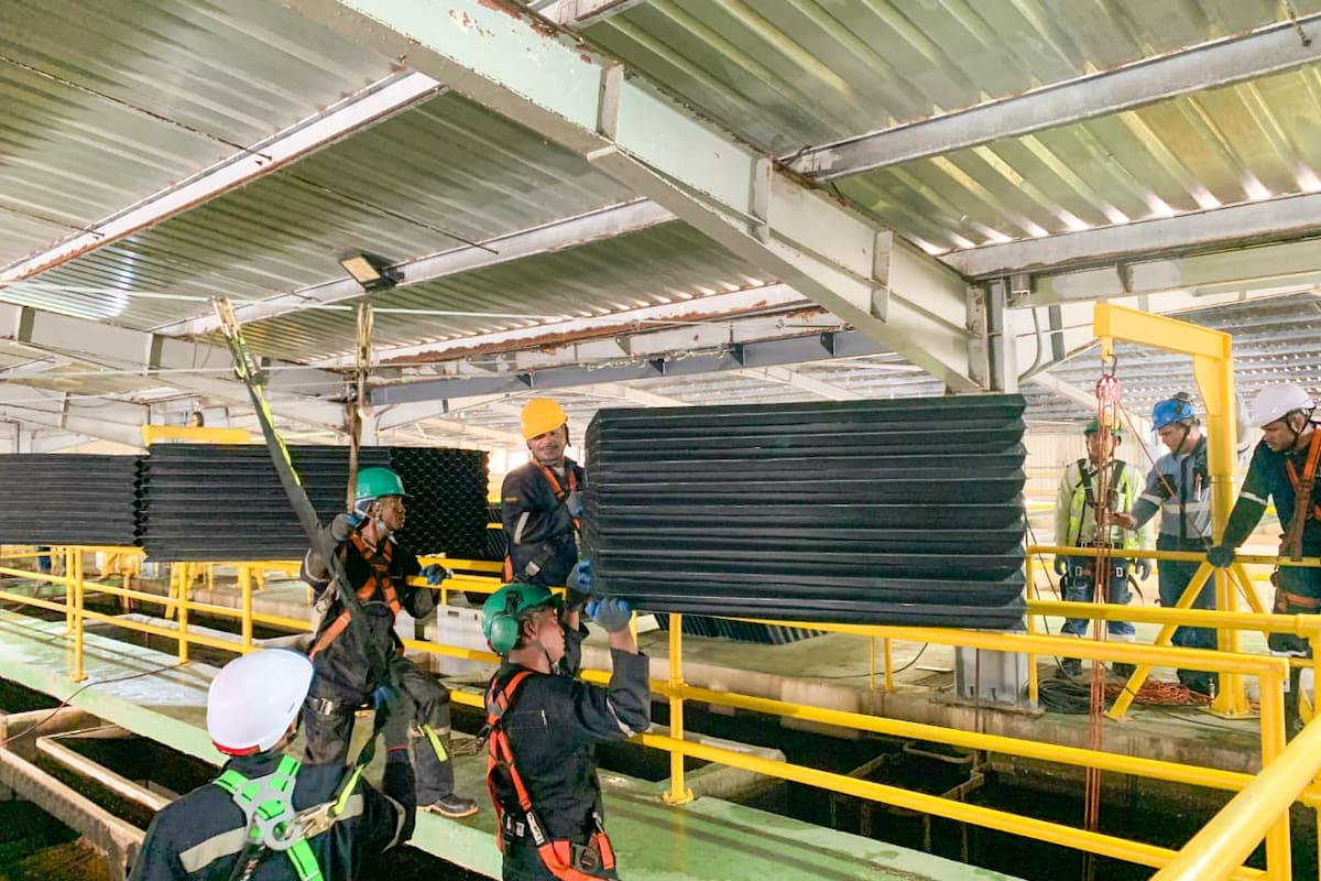 Acuacar reporta avance del 50% en trabajos de planta El Bosque