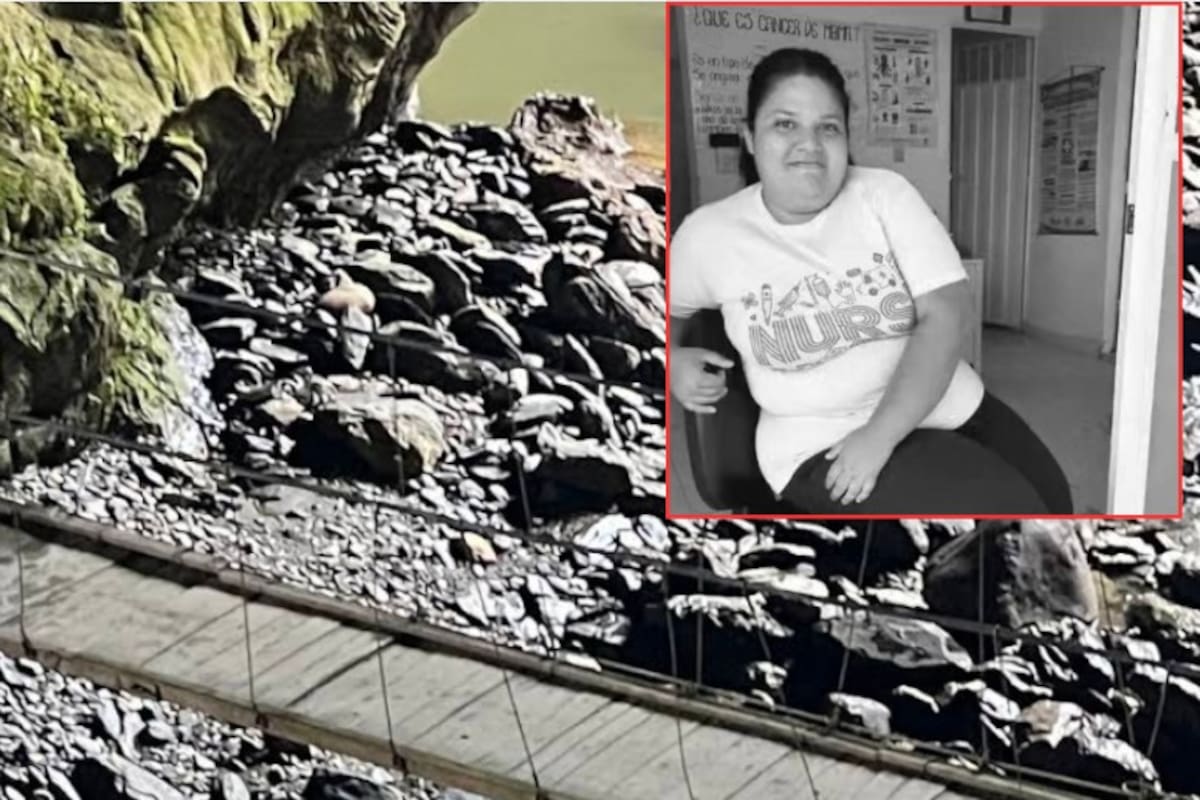 Yulieth Esperanza murió tras caer de un puente mientras paseaba con su familia