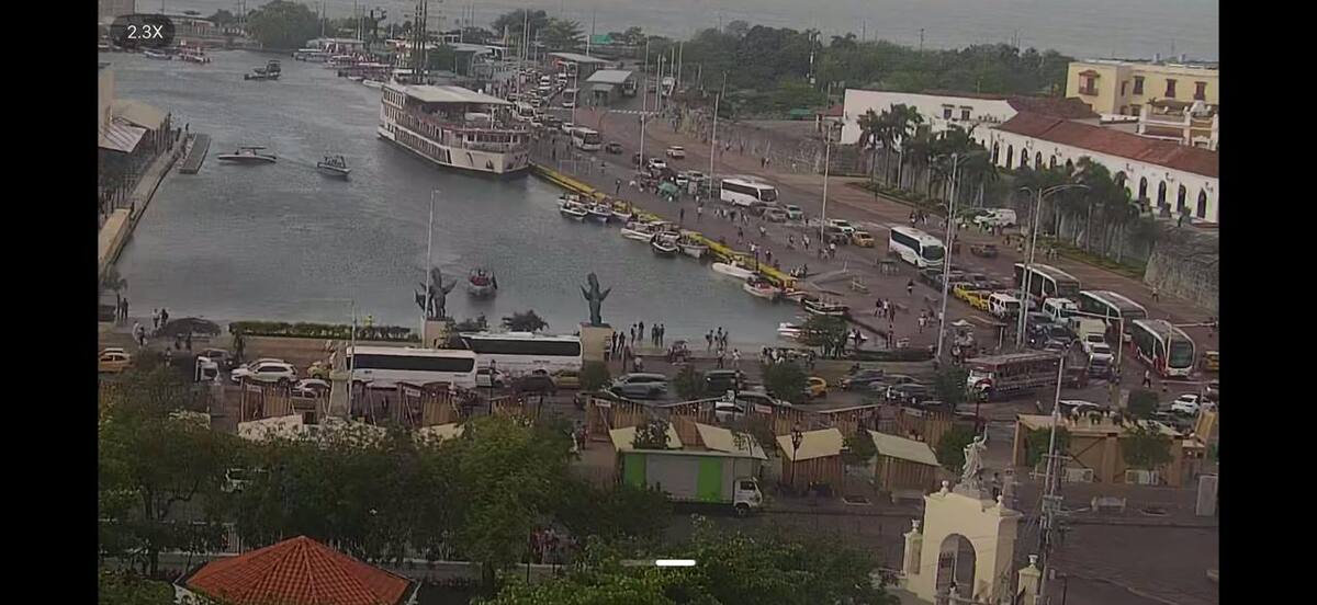 Trancón en el Centro tras evento internacional. // Foto El Universal