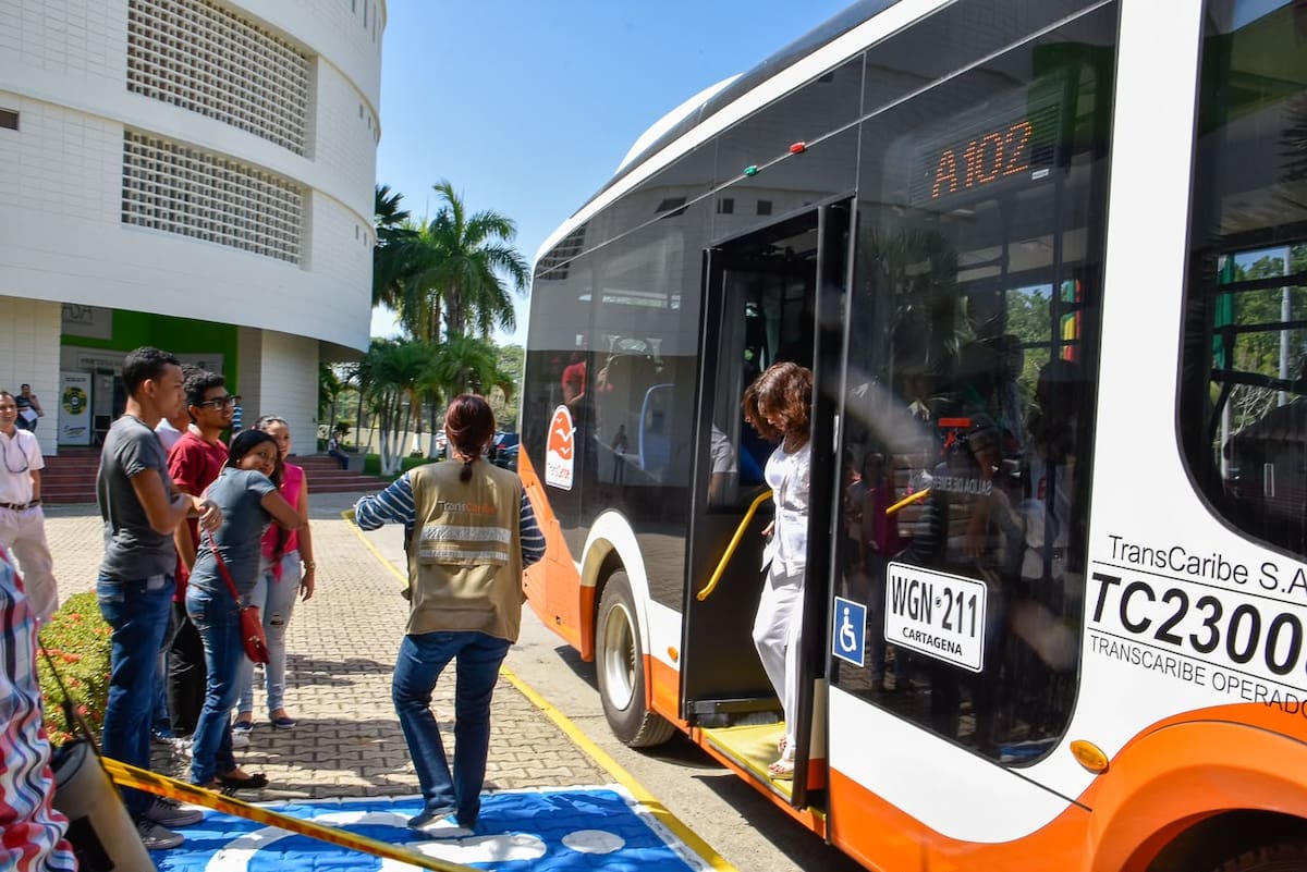 Los estudiantes deberán cumplir con los requisitos para que se efectúe la tarifa diferencial. // Cortesía: Alcaldía de Cartagena.