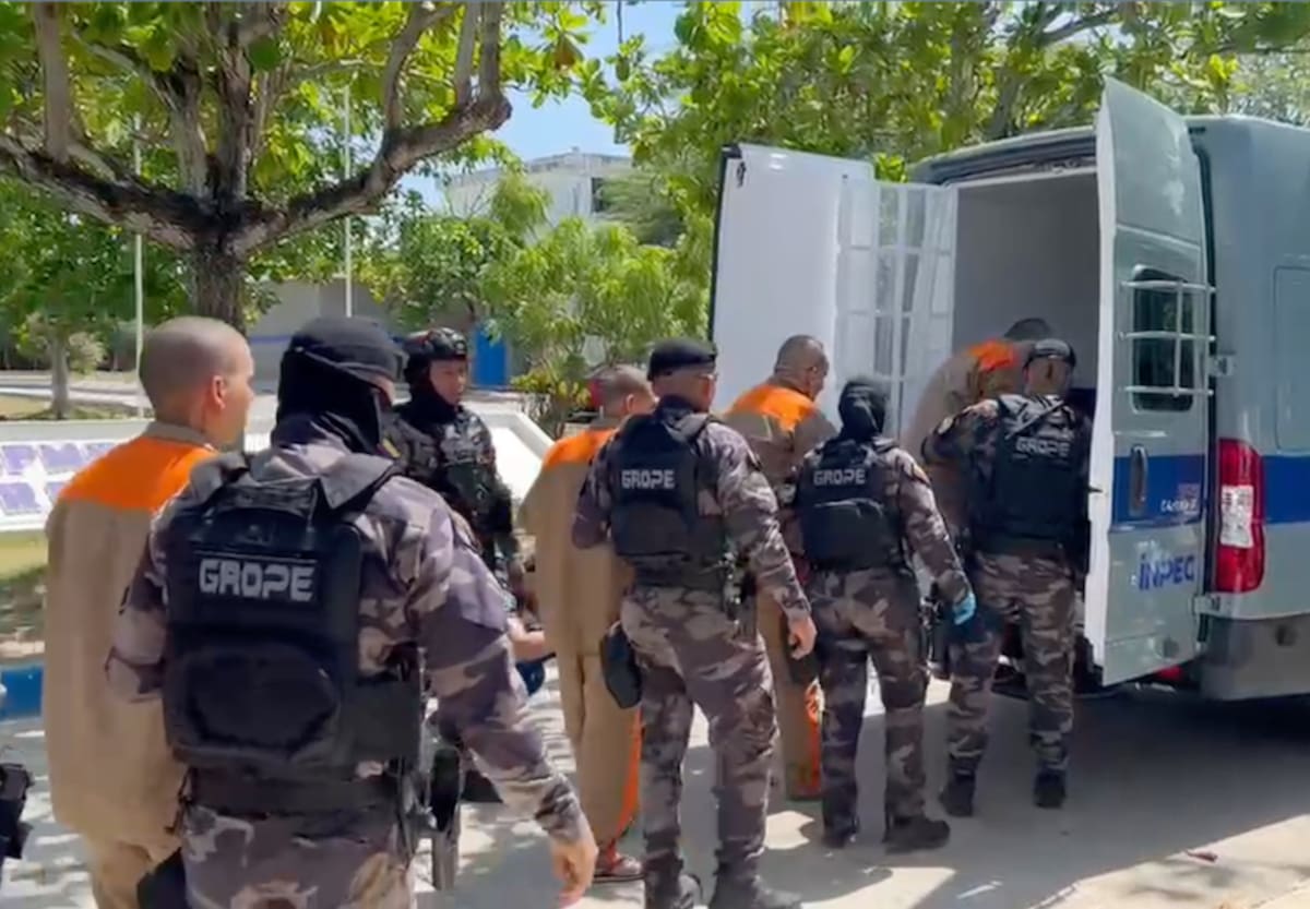 El Inpec fue el encargado de hacer el traslado de los 20 presos desde los centros penitenciarios de Barranquilla hacia otros de Colombia.//Captura de pantalla.