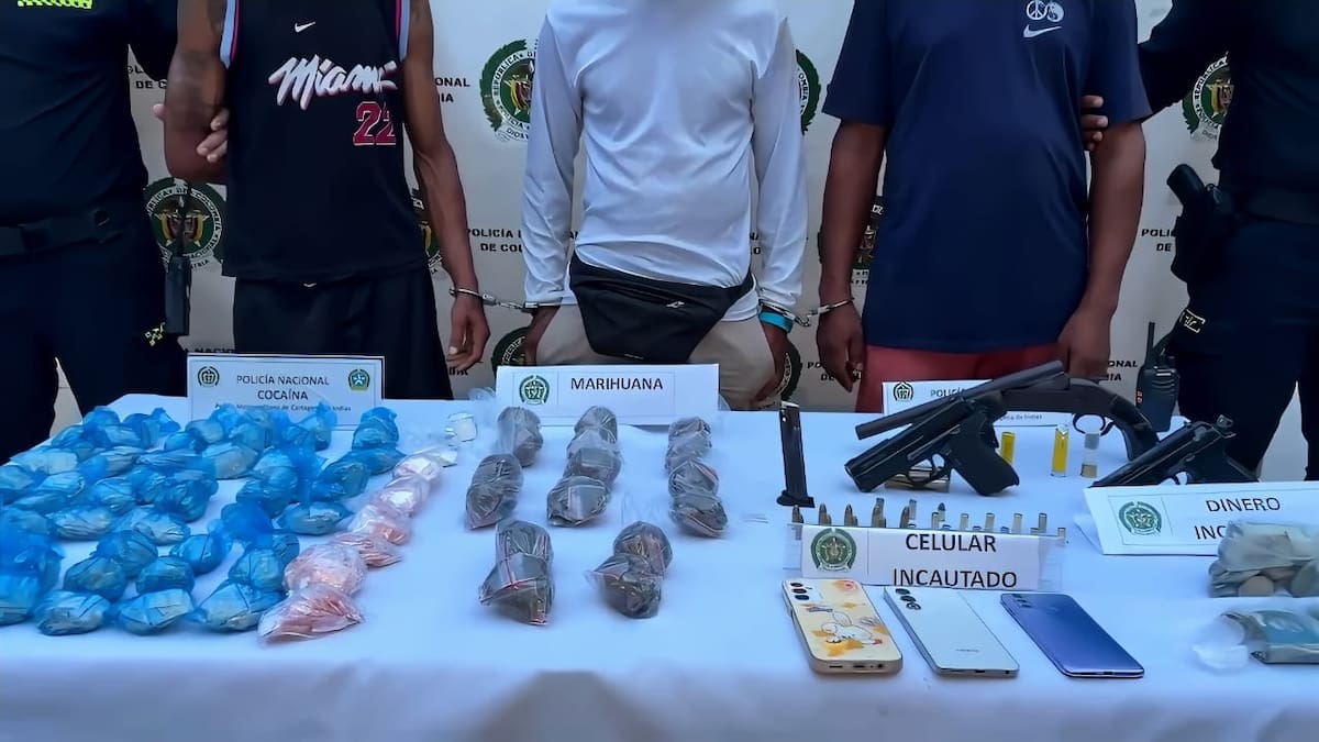 Tres allanamientos de madrugada dejaron cinco aprehendidos y capturados en Cartagena.