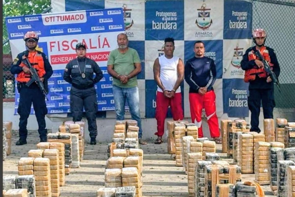 Caen tres hombres por transportar más de dos toneladas de droga en un puerto