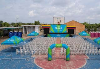 Afinia lleva la fiesta del Mundial a Bocachica con la Tribuna de la Energía