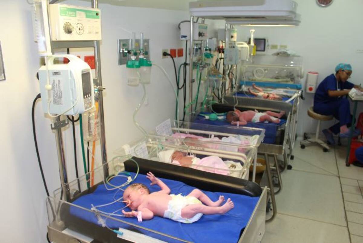 Las trillizas están en buen estado de salud. CORTESÍA