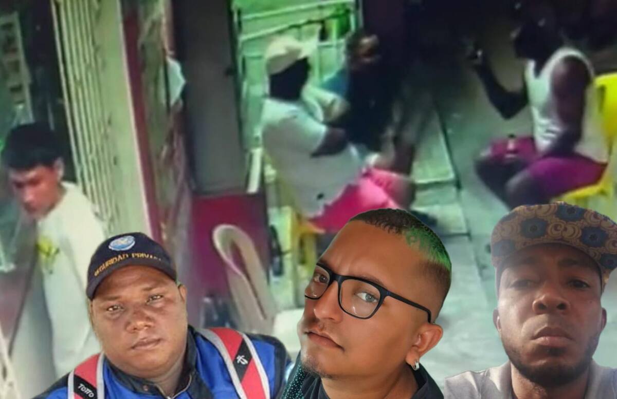 Luis Alfonso Martínez Salcedo, Carlos Alonso Alcázar Turizo y Luis Gabriel Ching Rocha, las tres víctimas mortales que dejó el atentado a bala ocurrido el viernes pasado 7 de febrero en Olaya Herrera, sector Stella.
