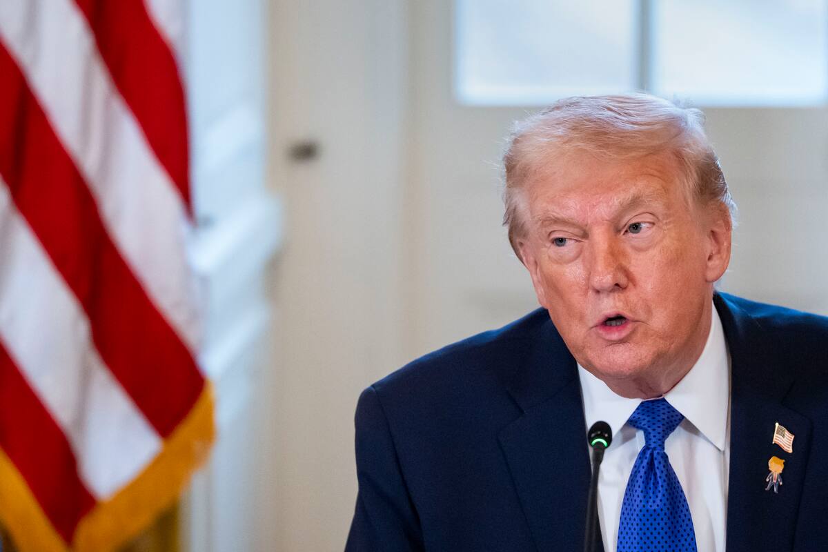 Fotografía de archivo del presidente de EE.UU., Donald Trump. EFE/EPA/BONNIE CASH / POOL