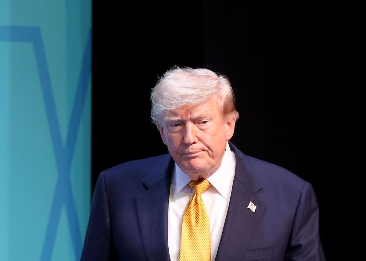 El presidente de Estados Unidos, Donald Trump. // Foto: EFE/EPA/GEORGI LICOVSKI.