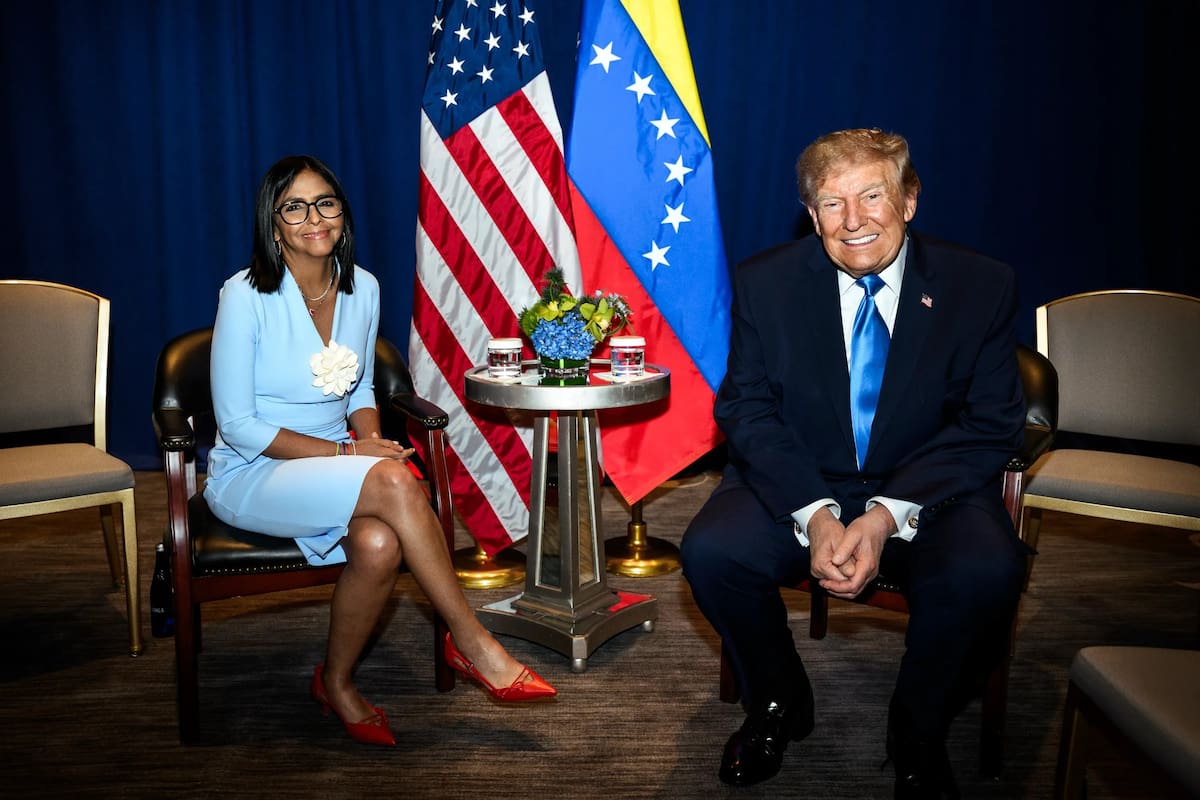 Lo que Delcy Rodríguez acordó con Donald Trump antes de su discurso en la ONU