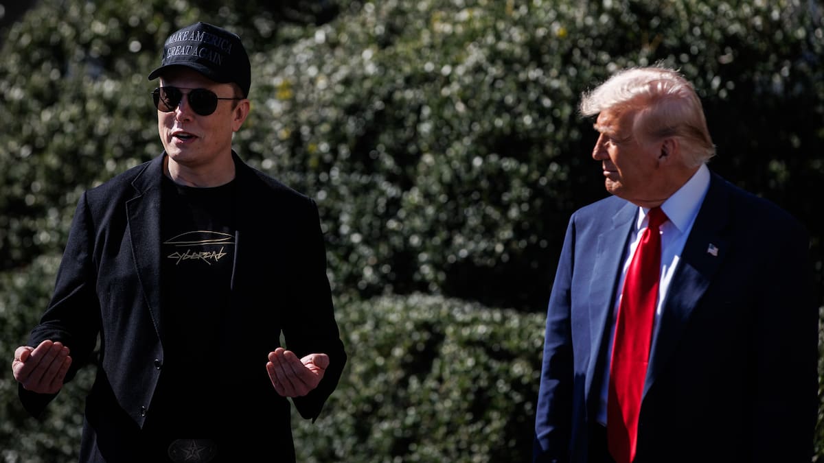 Trump y Musk rompen tras choque por polémica ley fiscal. // Foto: EFE/EPA/SAMUEL CORUM / POOL.