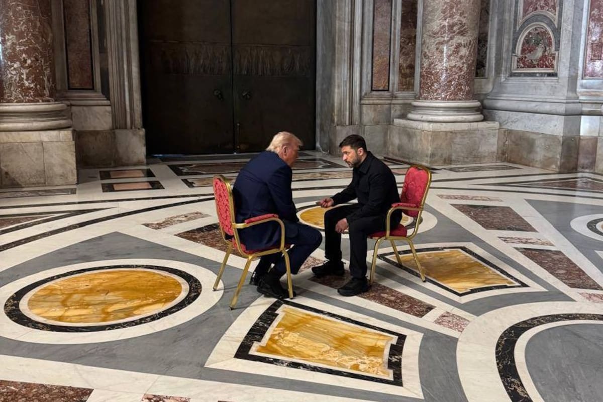 Trump y Zelenski se reunieron en Roma en pleno funeral del papa Francisco