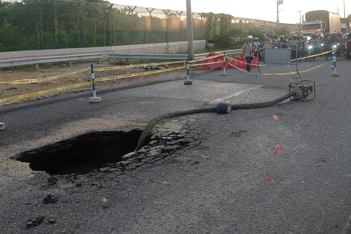 Obras para reparar tubo en Mamonal están retrasadas: Acuacar explica por qué