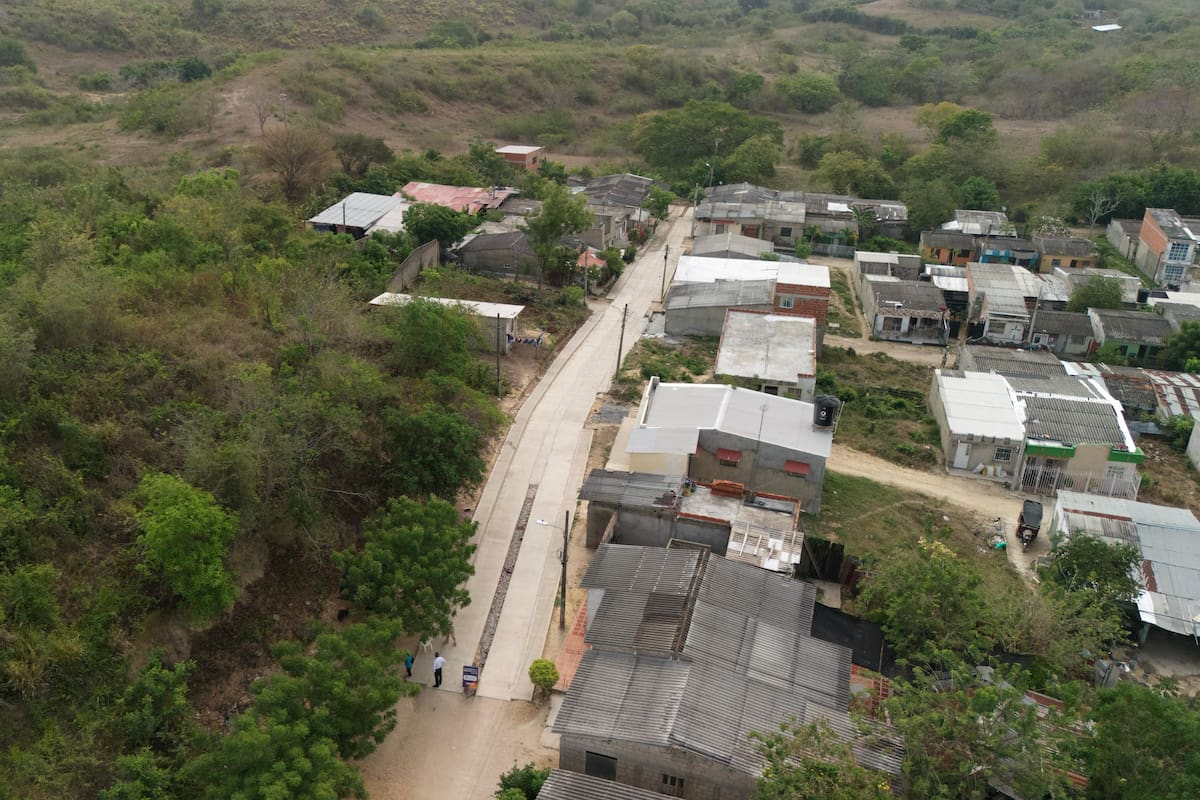 Esta es la calle en Turbaco que será inaugurada en los próximos días