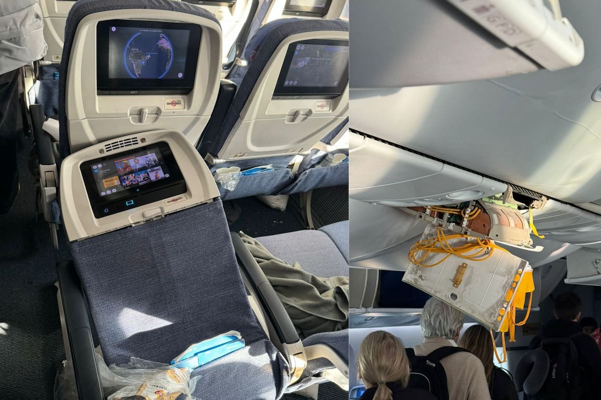 Video: turbulencias dejaron al menos 30 heridos en vuelo Madrid-Montevideo