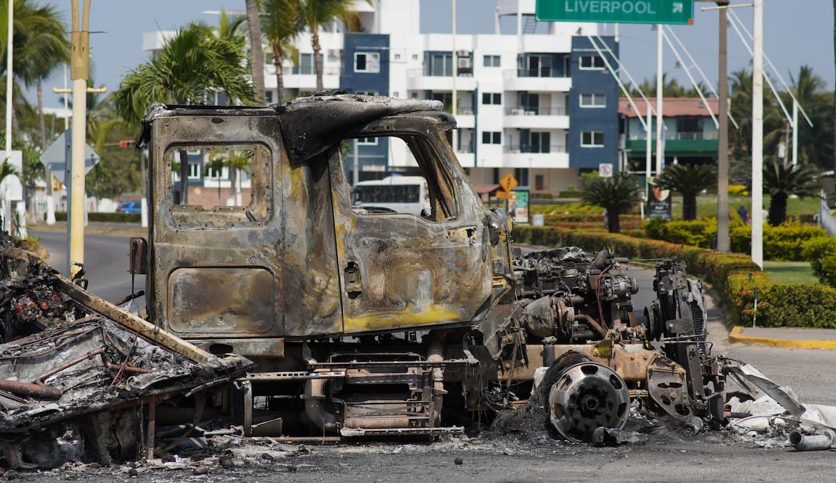 México ha vivido una ola de violencia en los últimos días. //Foto, EFE: Arturo Montero