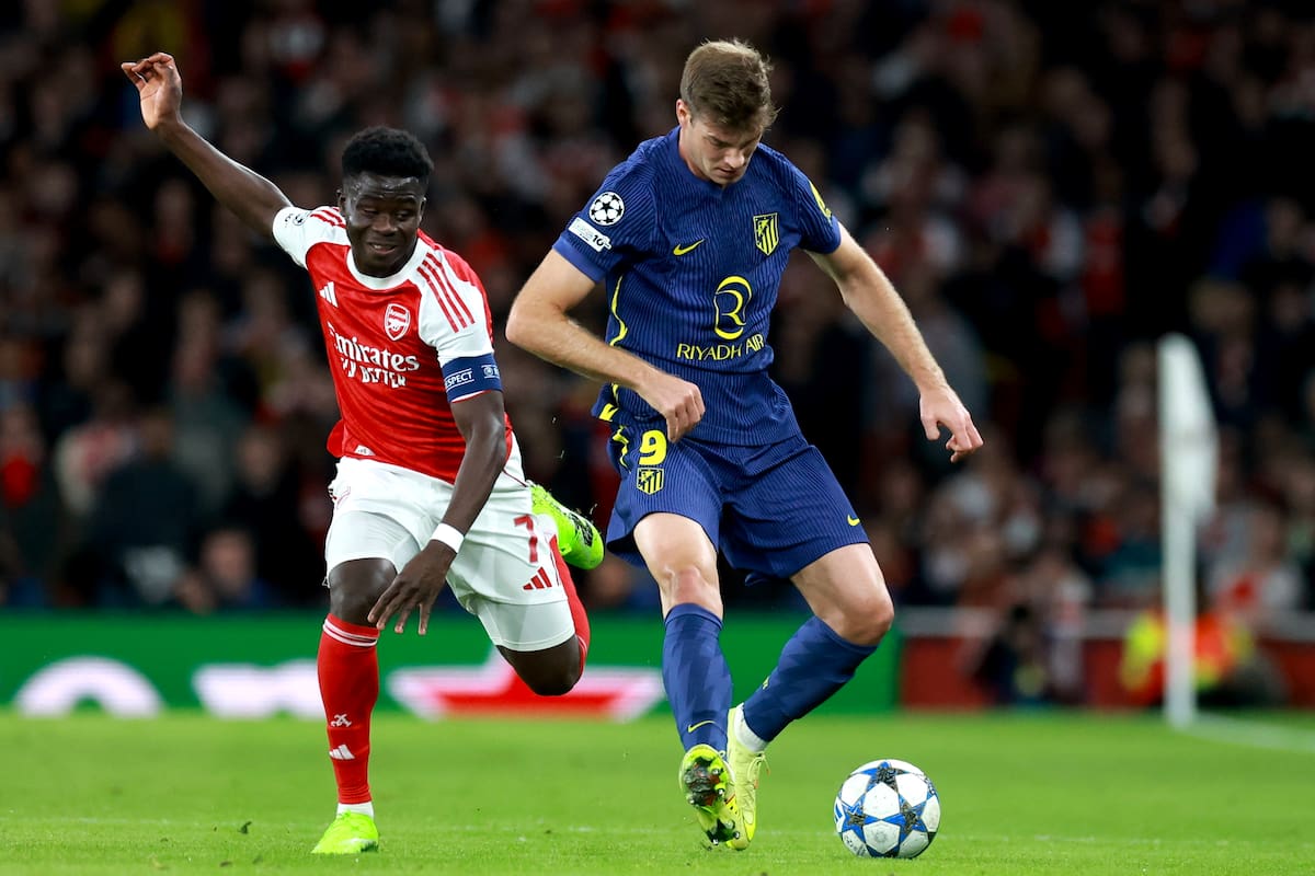 Atlético Madrid y Arsenal volverán a medirse en la Champions League 2025/2026. //Foto, EFE: NEIL HALL