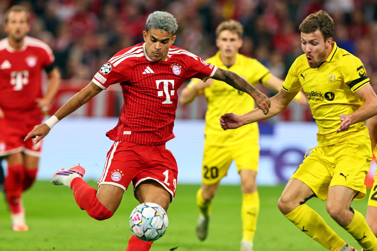 Así le fue a Luis Díaz en la victoria del Bayern Múnich ante el Bodo/Glimt