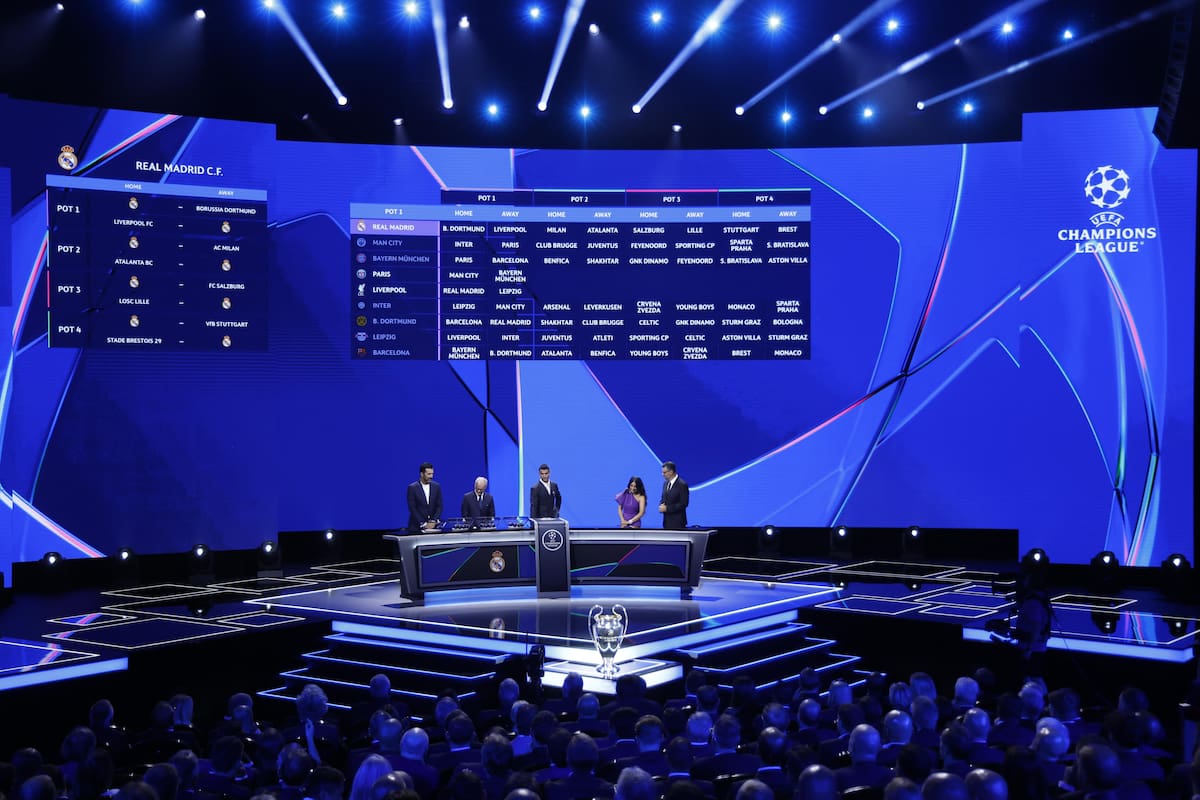 Sorteo de la UEFA Champions League. //EFE