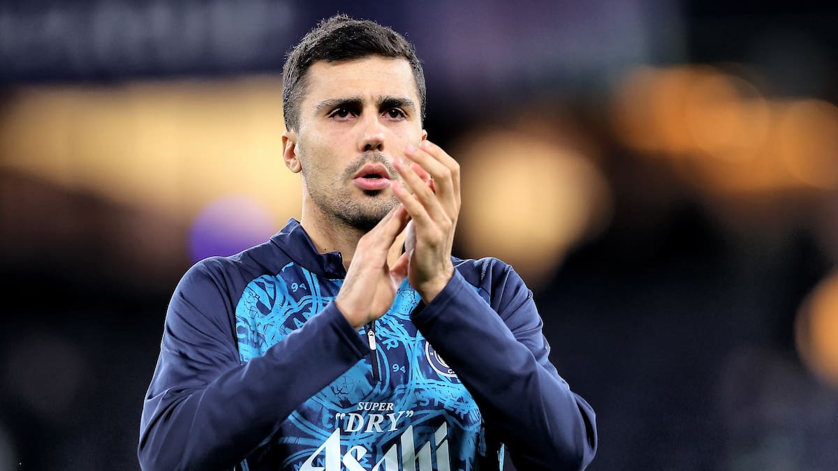 Rodri estaría cerca de marcharse del Manchester City. //Foto, EFE: ADAM VAUGHAN