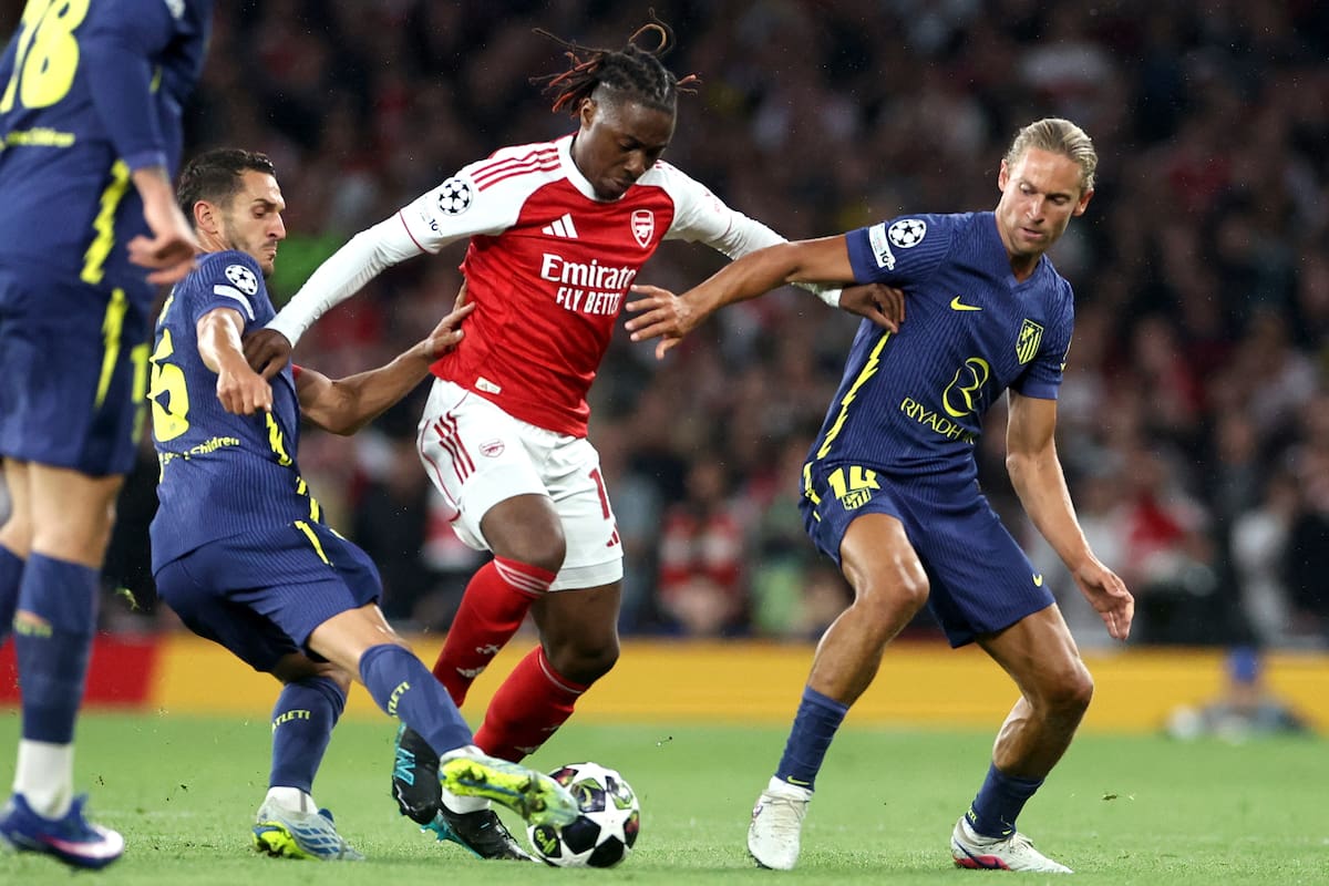 Video: con este enorme gol el Arsenal le gana al Atlético de Madrid