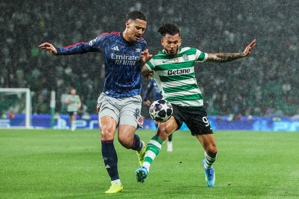 Así quedó el juego del Sporting de Lisboa y Arsenal