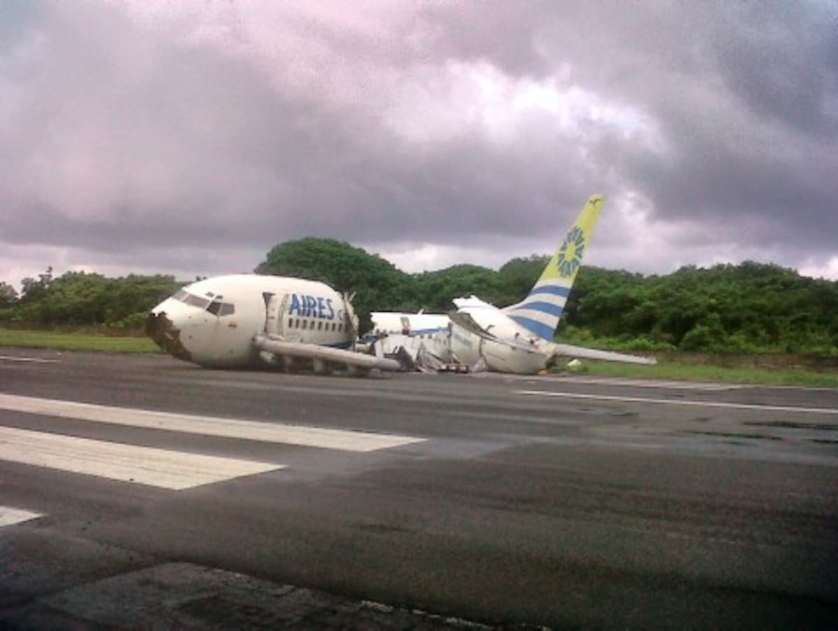 Como un milagro catalogaron las autoridades el que no haya habido más muertos en el accidente del avión de Aires.