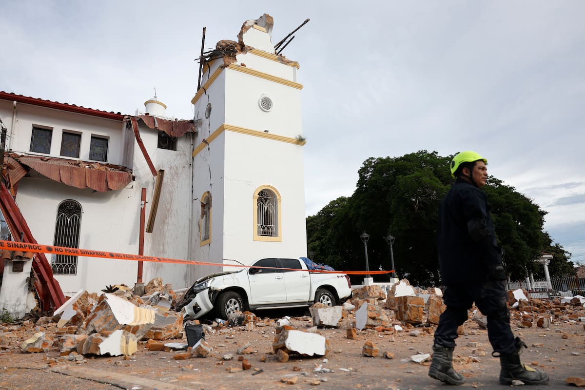 Terremoto en Panamá. // Foto: EFE/ Bienvenido Velasco.