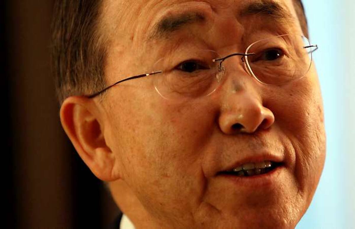 Ban Ki-moon, secretario general de la ONU. AP