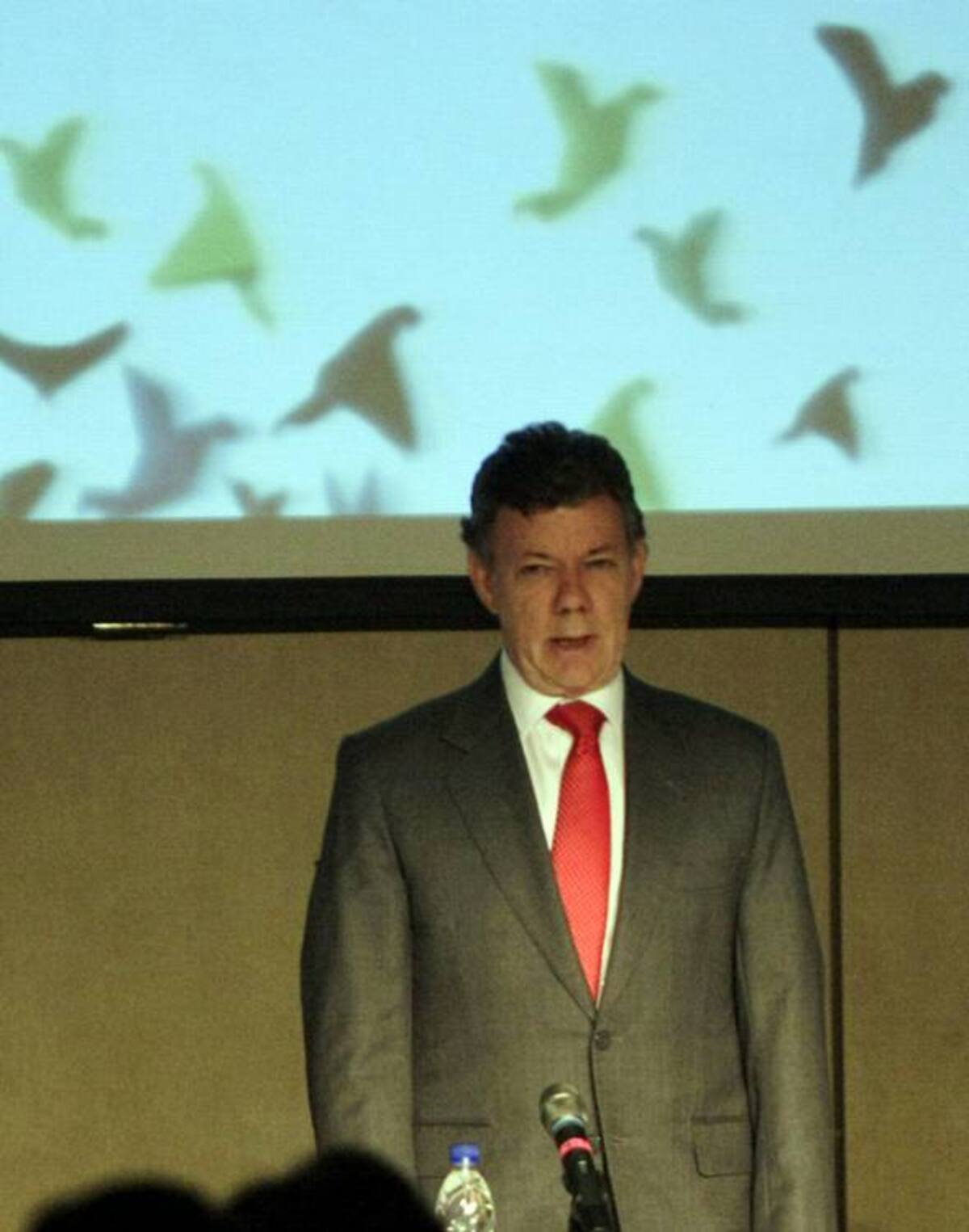 Juan Manuel Santos, durante el Acuerdo para la Prosperidad en Barranquilla. COLPRENSA