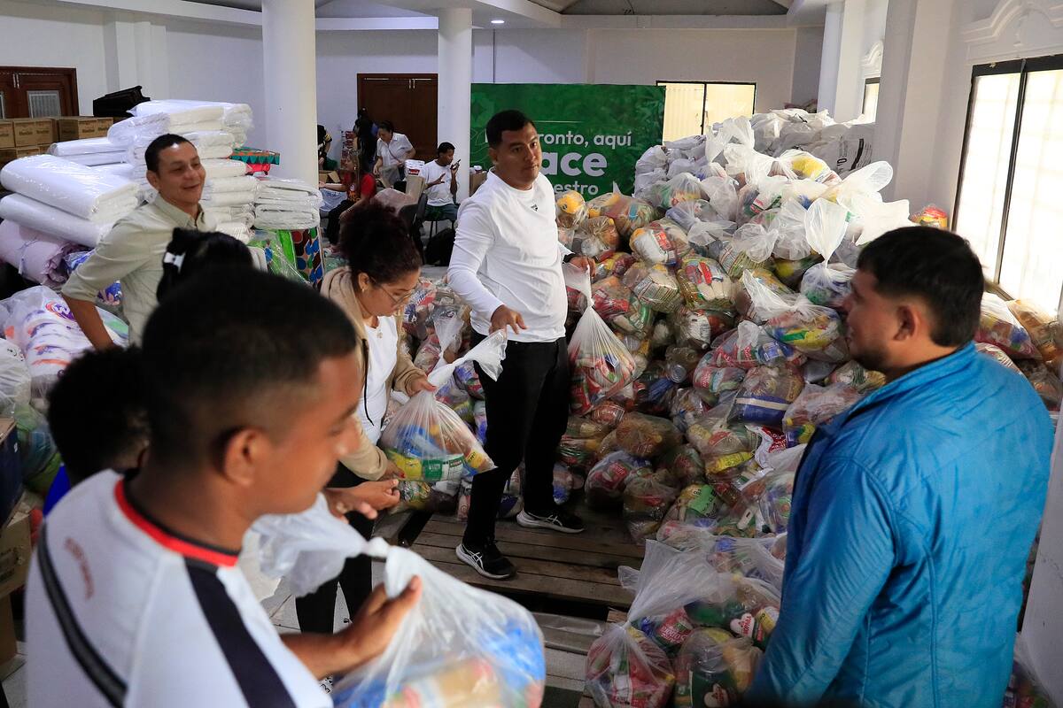 Recolectan más de 100 toneladas de ayuda humanitaria para Córdoba