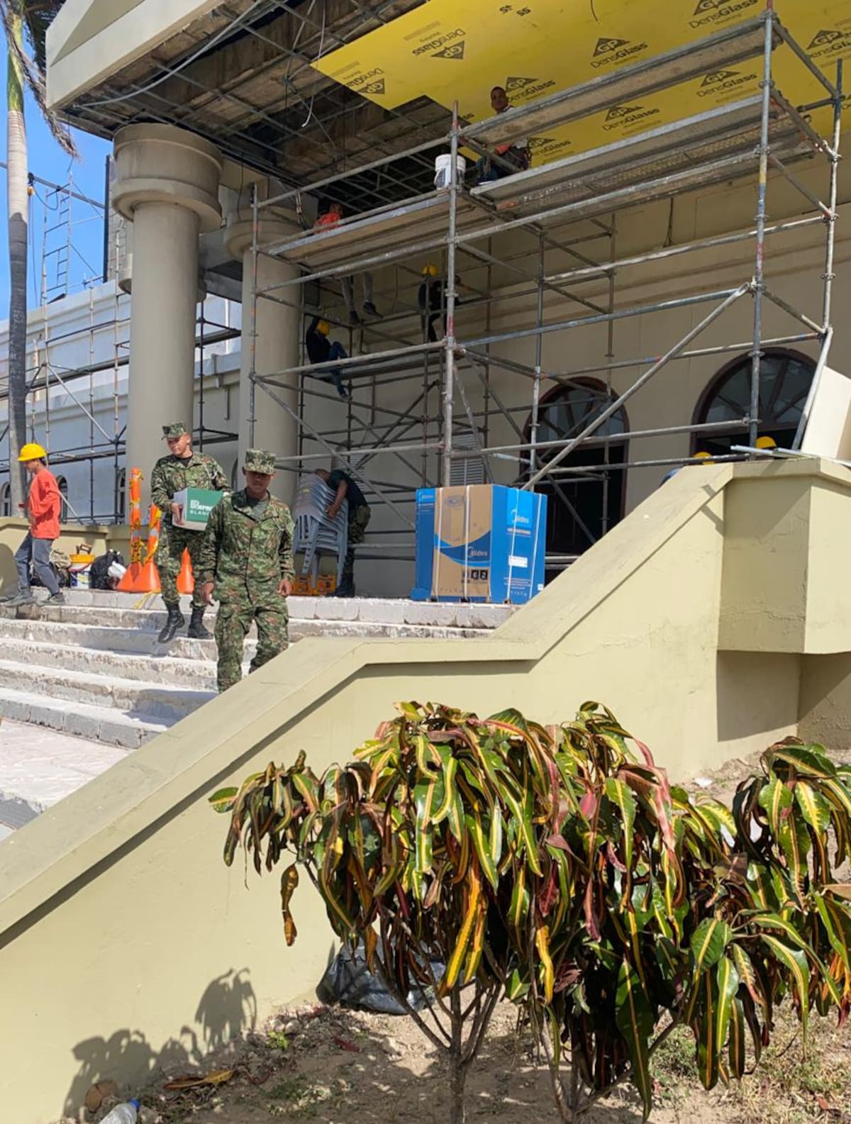 Fotografía cedida por la constructora de la sede presidencial del presidente electo de Colombia, Abelardo de la Espriella. Un edificio de estilo neoclásico republicano que cuenta con varios niveles subterráneos será la sede de la Presidencia colombiana en Barranquilla. // Foto: EFE/ Sede Presidencial de Abelardo de La Espriella /SOLO USO EDITORIAL/NO VENTAS/ SOLO DISPONIBLE PARA ILUSTRAR LA NOTICIA QUE ACOMPAÑA (CRÉDITO OBLIGATORIO) MÁXIMA CALIDAD DISPONIBLE
