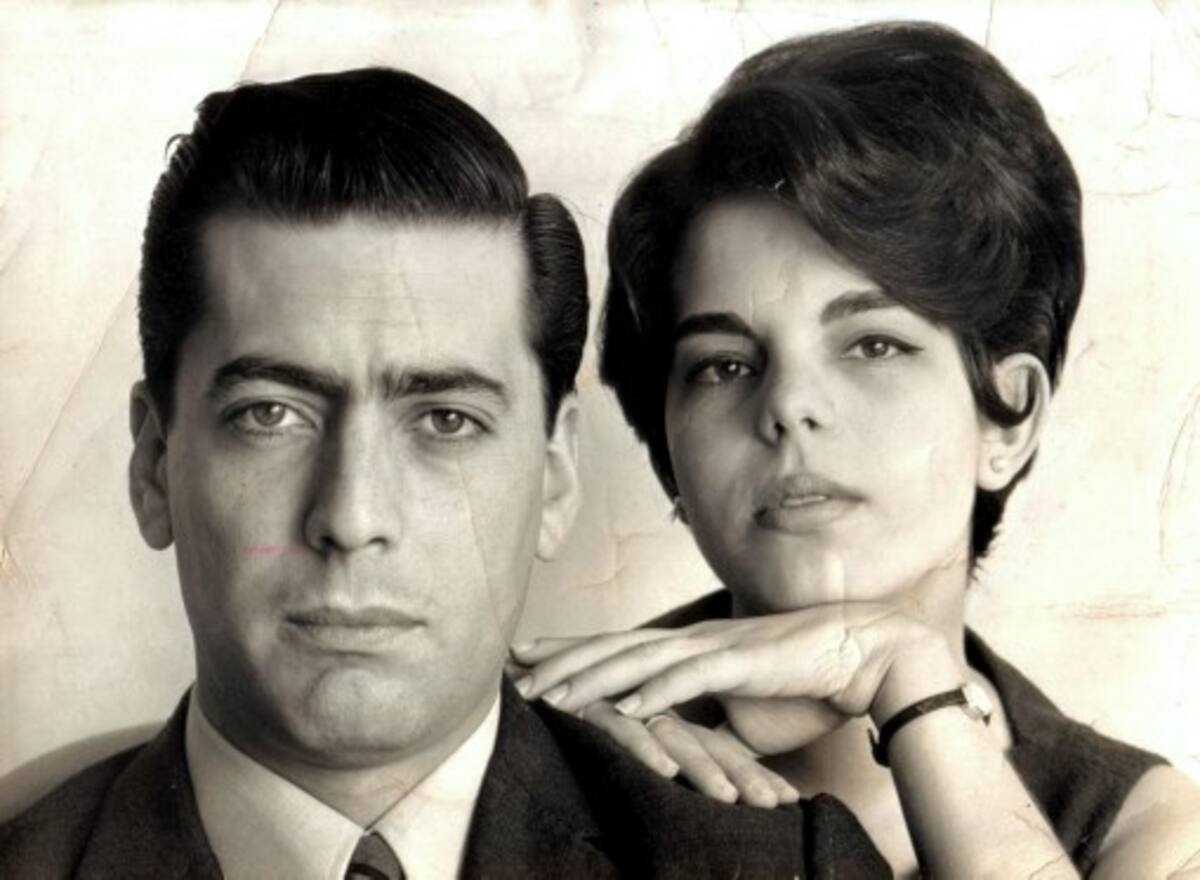 Mario Vargas Llosa con su esposa, Patricia Llosa, en 1967.