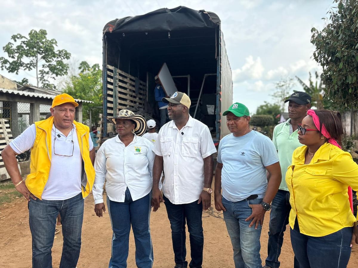 Unidad para las Víctimas entrega dotación en Bolívar. // Foto: cortesía - Unidad para las Víctimas