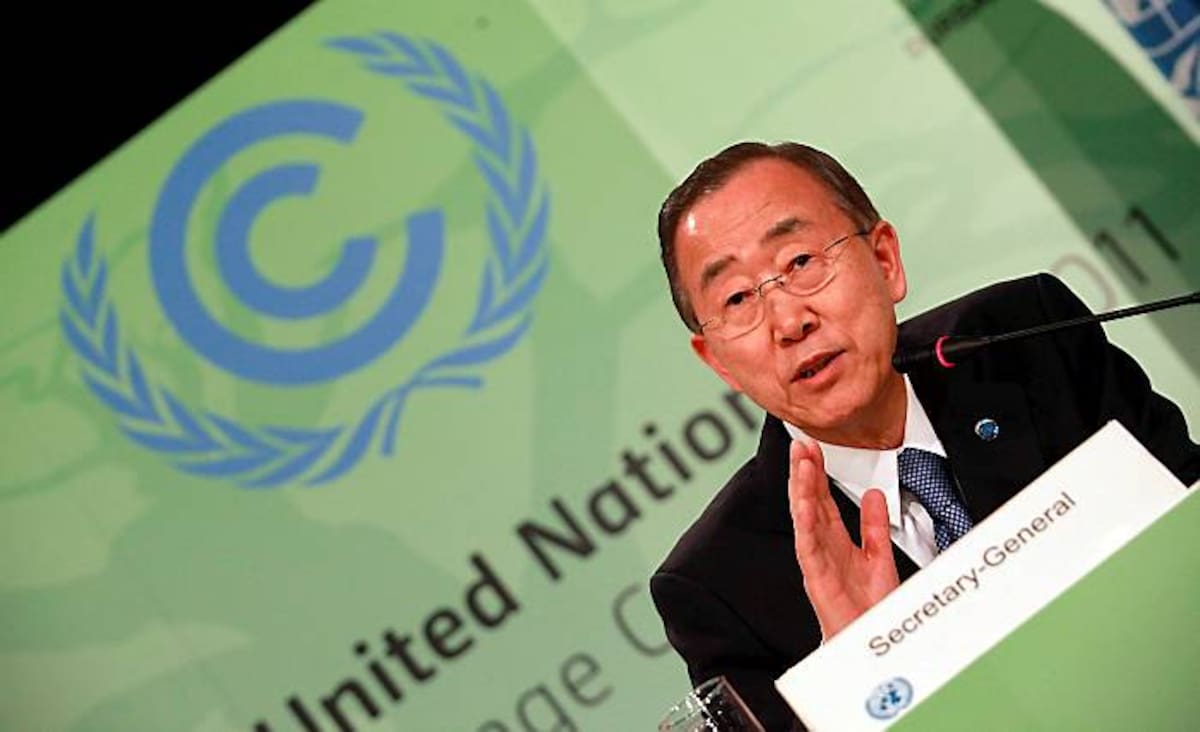 Ban Ki-moon, secretario general de la ONU. AFP RAJESH JANTILAL