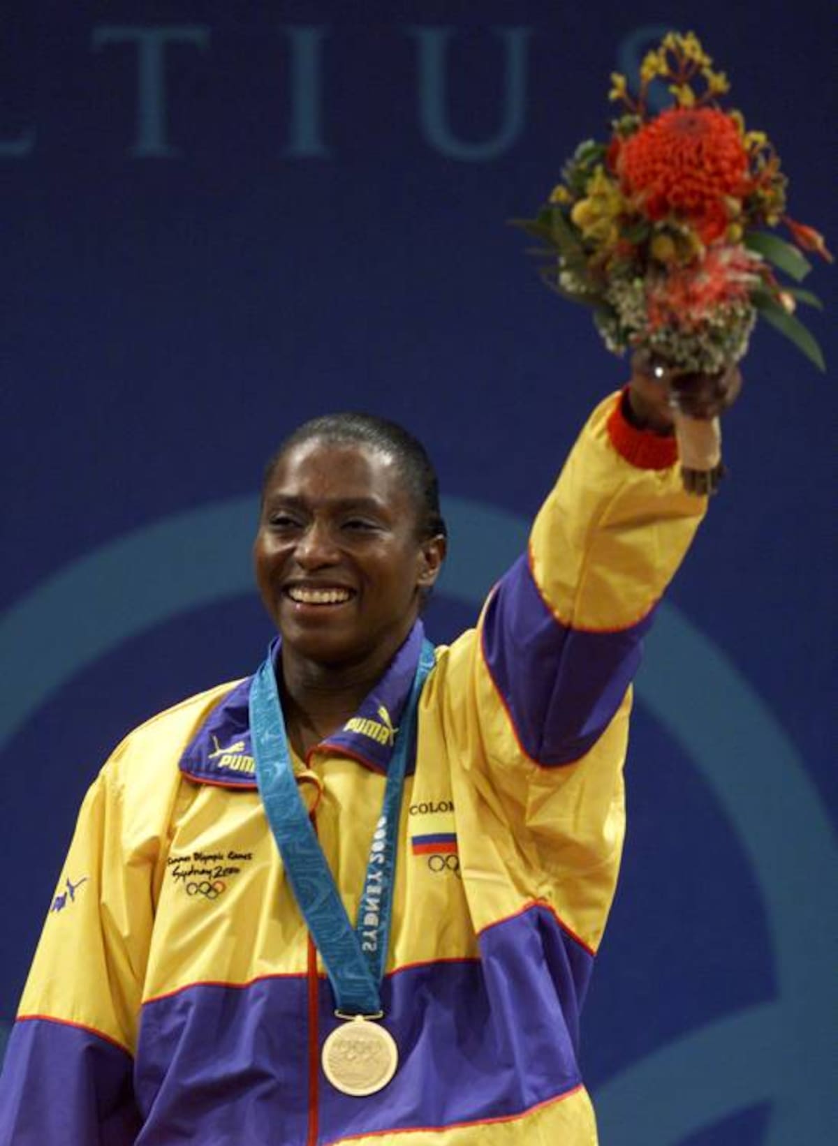 María Isabel Urrutia, única ganadora de medalla de oro en unos Juegos Olímpicos. ARCHIVO