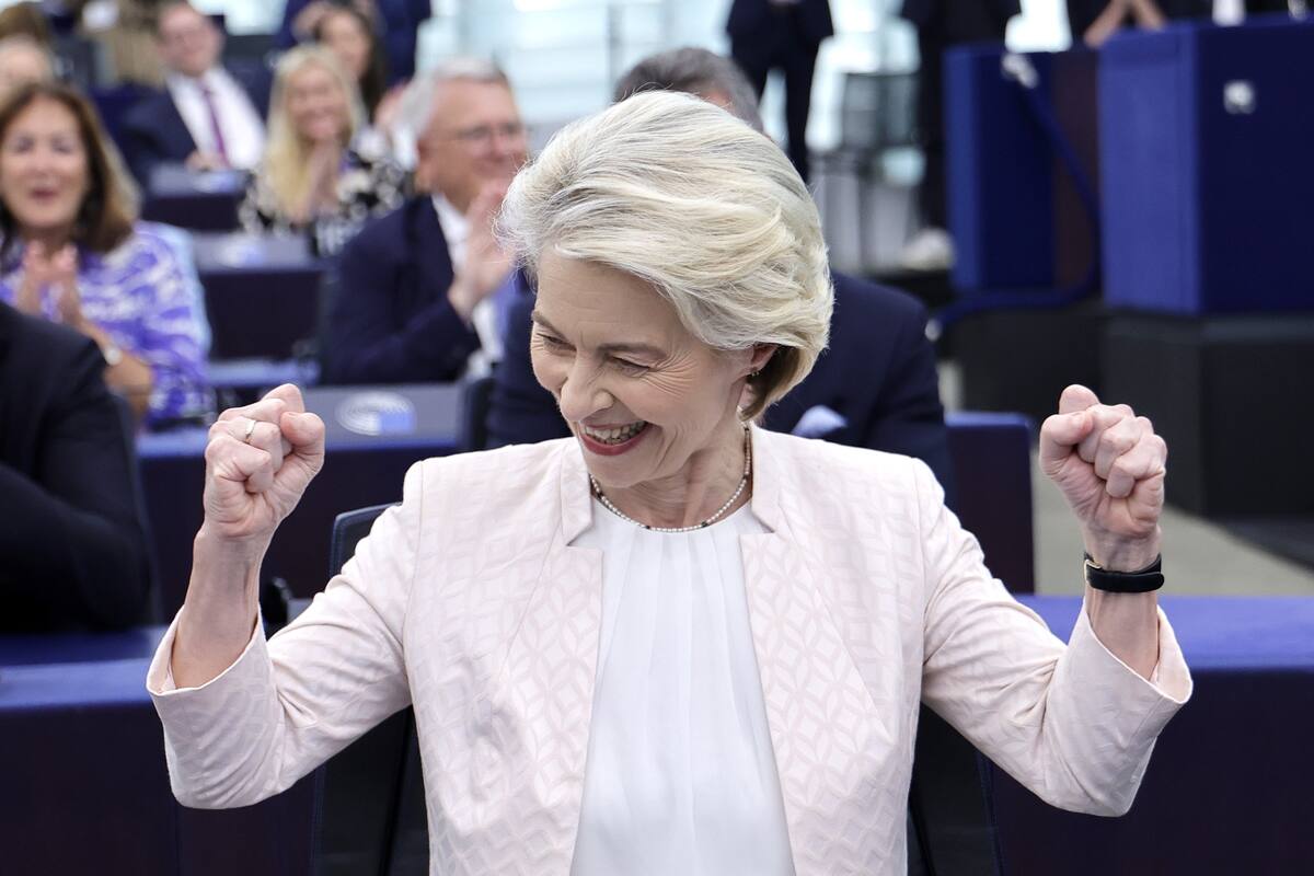 Ursula von der Leyen, reelegida como presidenta de la Comisión Europea