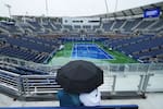 US Open: la increíble lluvia que mantuvo el inicio de la jornada atrasado