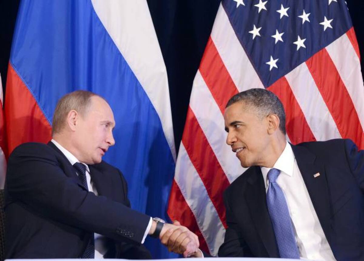 Vladimir Pitin, de Rusia, y Barak Obama, de Estados Unidos. AP