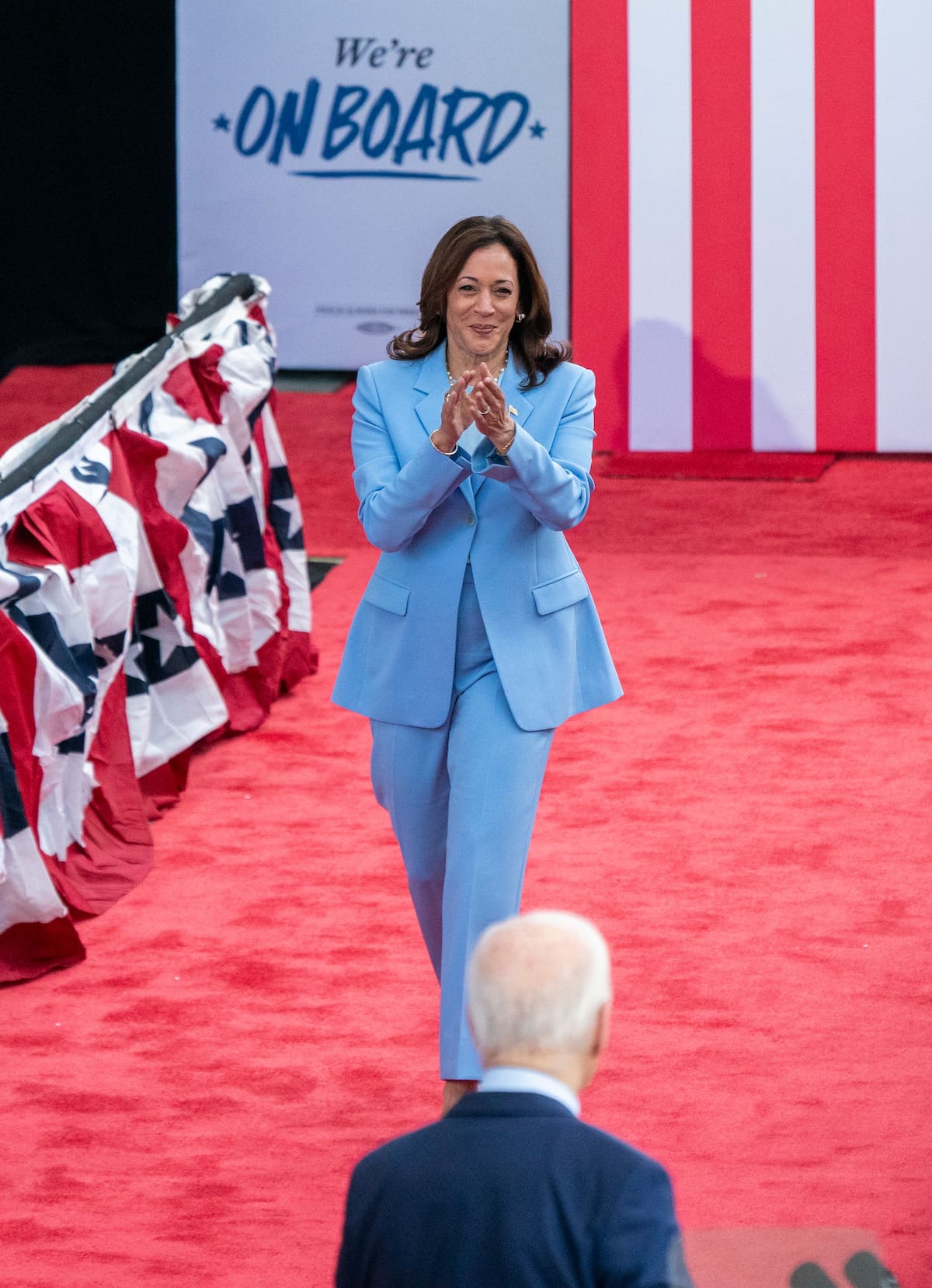 La vicepresidenta Kamala Harris. //Foto: EFE/EPA/SHAWN THEW