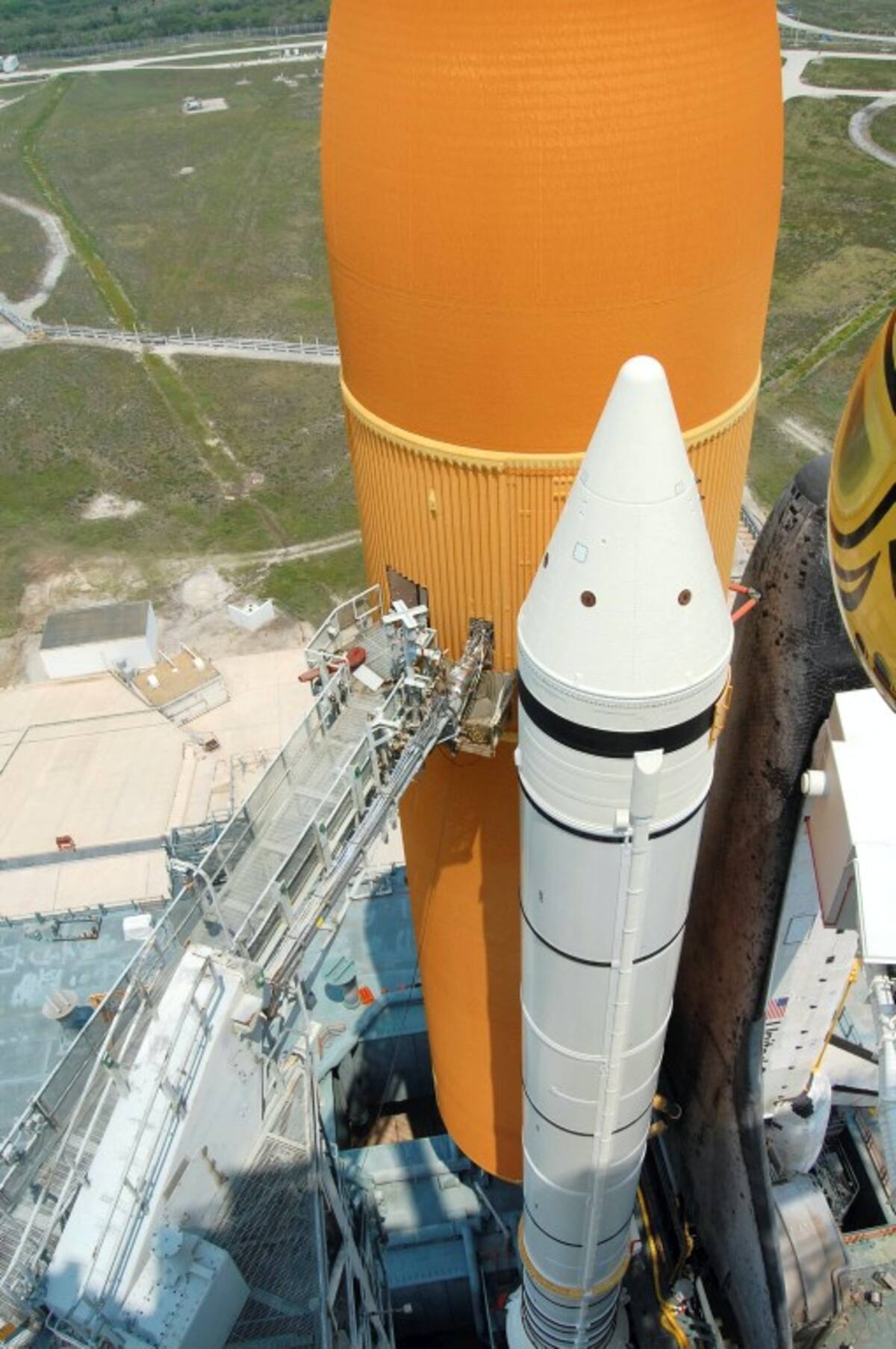 Transbordador espacial Atlantis. AFP JEAN-LOUIS SANTINI