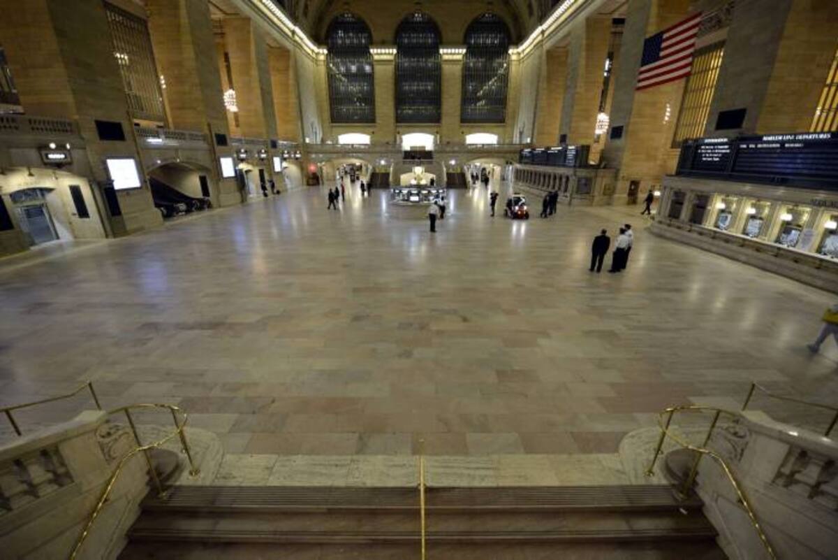 Las autoridades en Nueva york y Washington DC anunciaron el cierre del metro y los servicios de bus públicos el lunes. AFP TIMOTHY A. CLARY