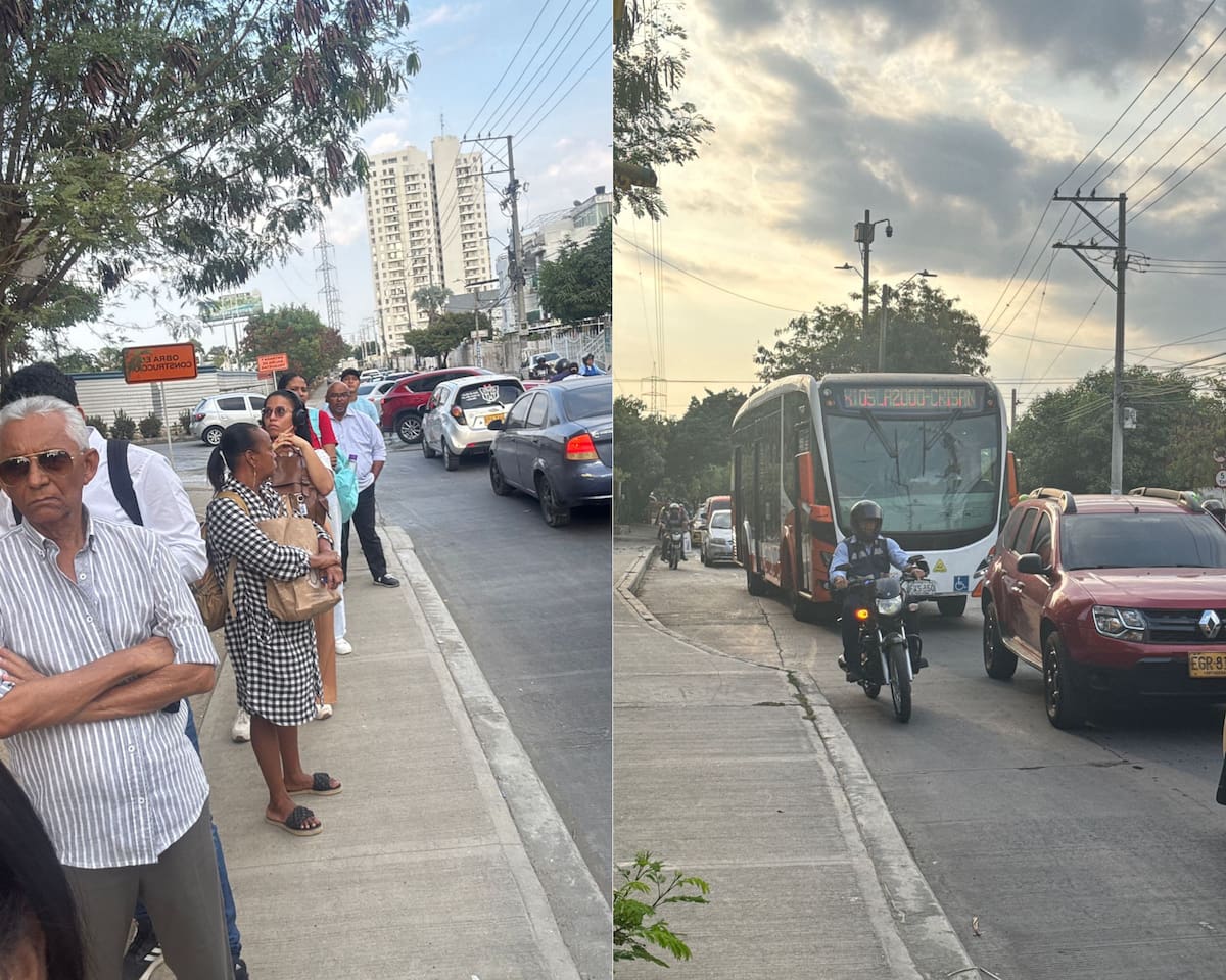 Usuarios de Transcaribe se quejan por las demoras en el sistema. // Foto: cortesía