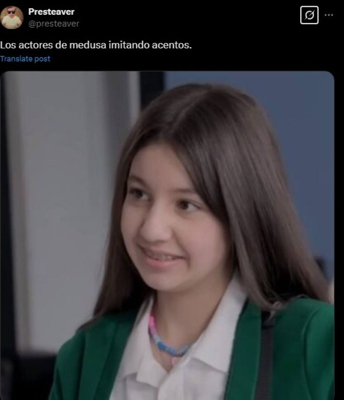 Usuarios reaccionaron en redes sociales al acento de los actores en Medusa.