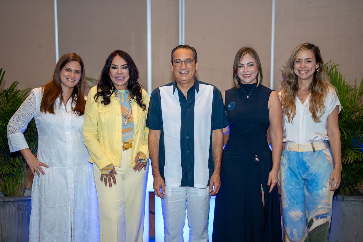 Fadia Ahcar, Mayra Rodríguez, Nicolás Pareja, Verónica Monterrosa y Giannina Guerrero. //Fotos: Cortesía