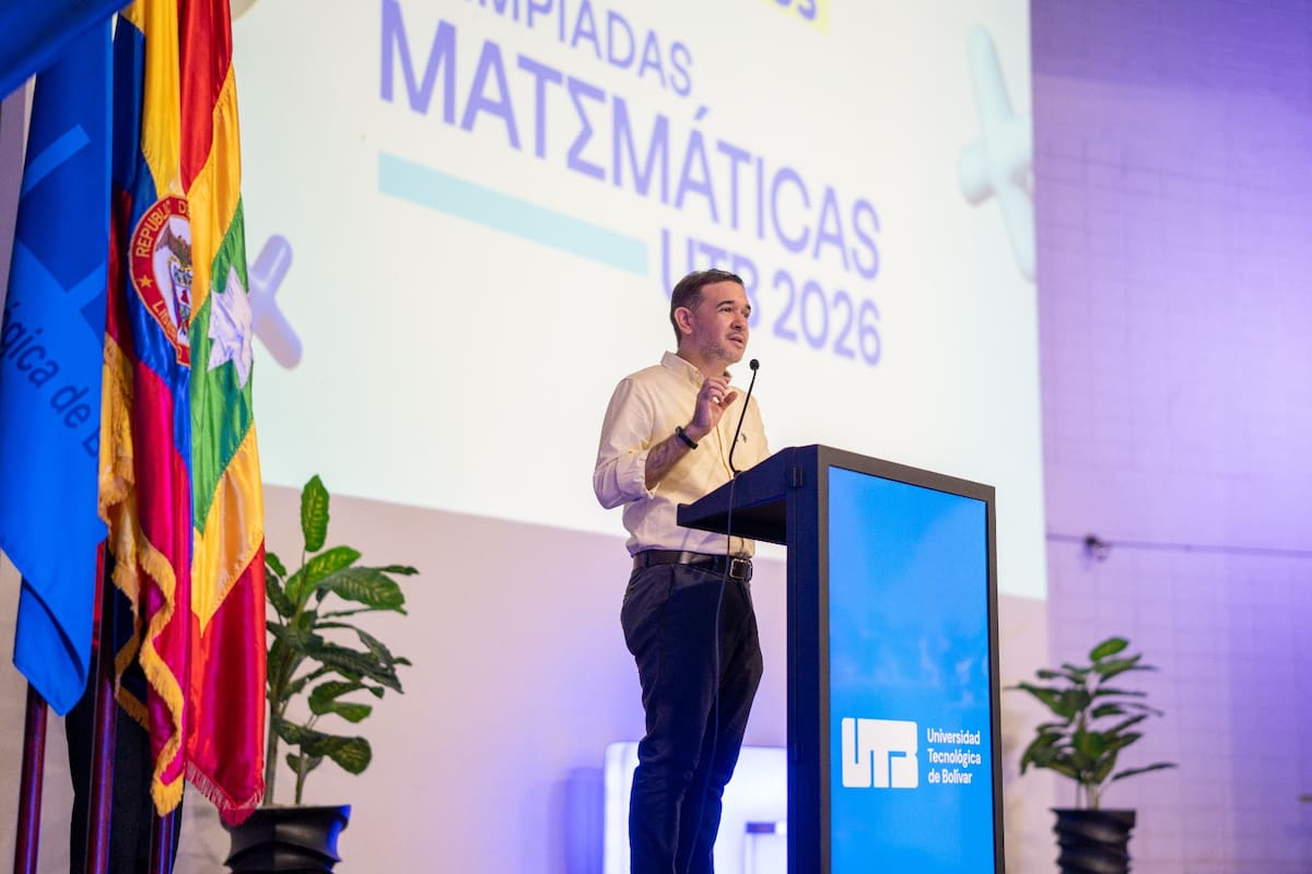 UTB lanza Olimpiadas Matemáticas 2026 con becas para ganadores. // Foto: cortesía UTB.