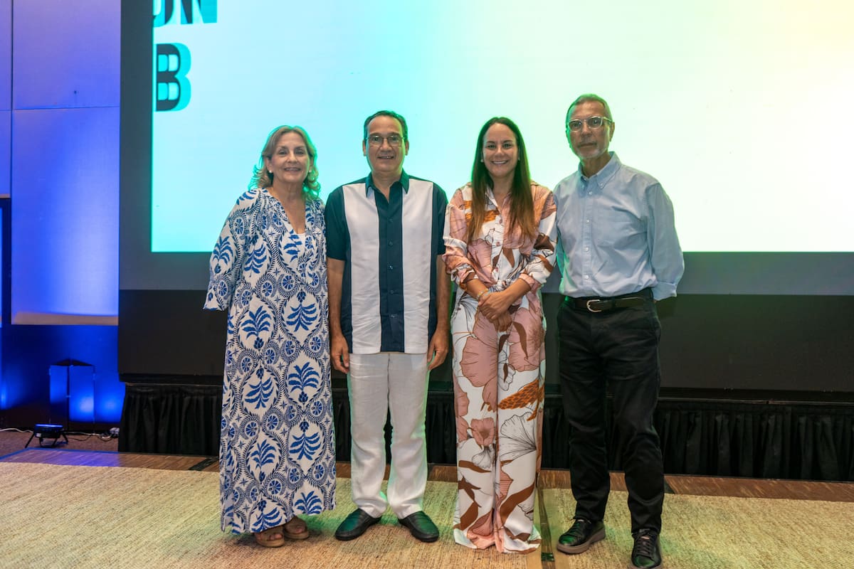 María del Rosario Gutiérrez de Piñeres, Nicolás Pareja, María Camila Salas y Alberto Herrera.