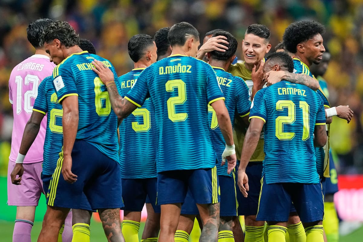 La Selección Colombia sacó un importante triunfo en su debut en el Mundial contra Uzbekistán. //Foto, AP: Natacha Pisarenko